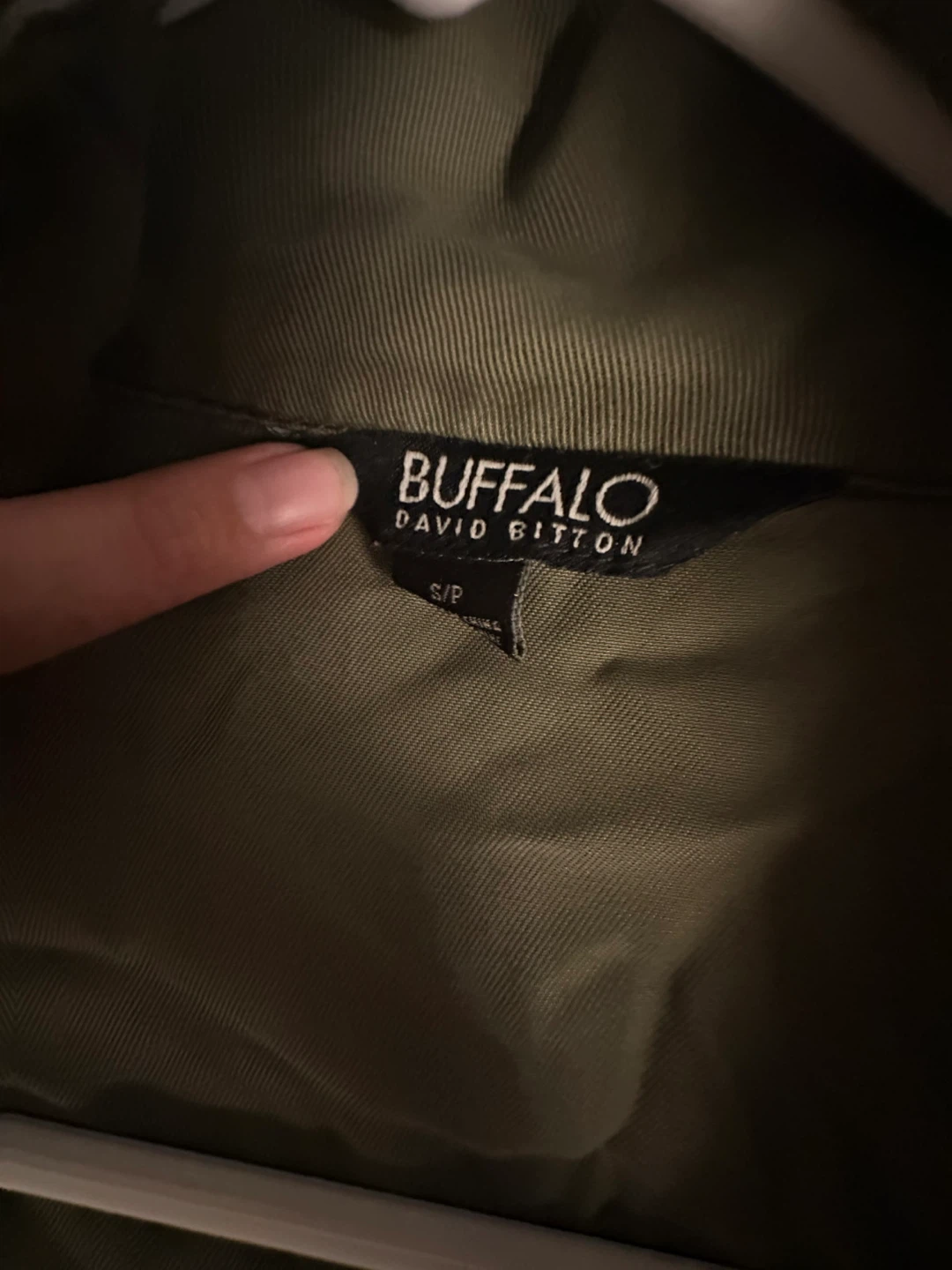 Buffalo David Bitton Olive Green Jacket - Size S - photo 2