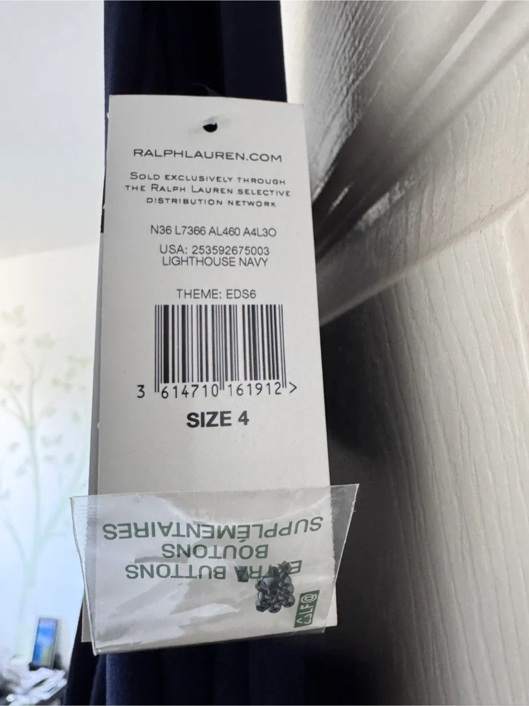 Ralph Lauren Navy Evening Gown Size 4 image indicator(3)