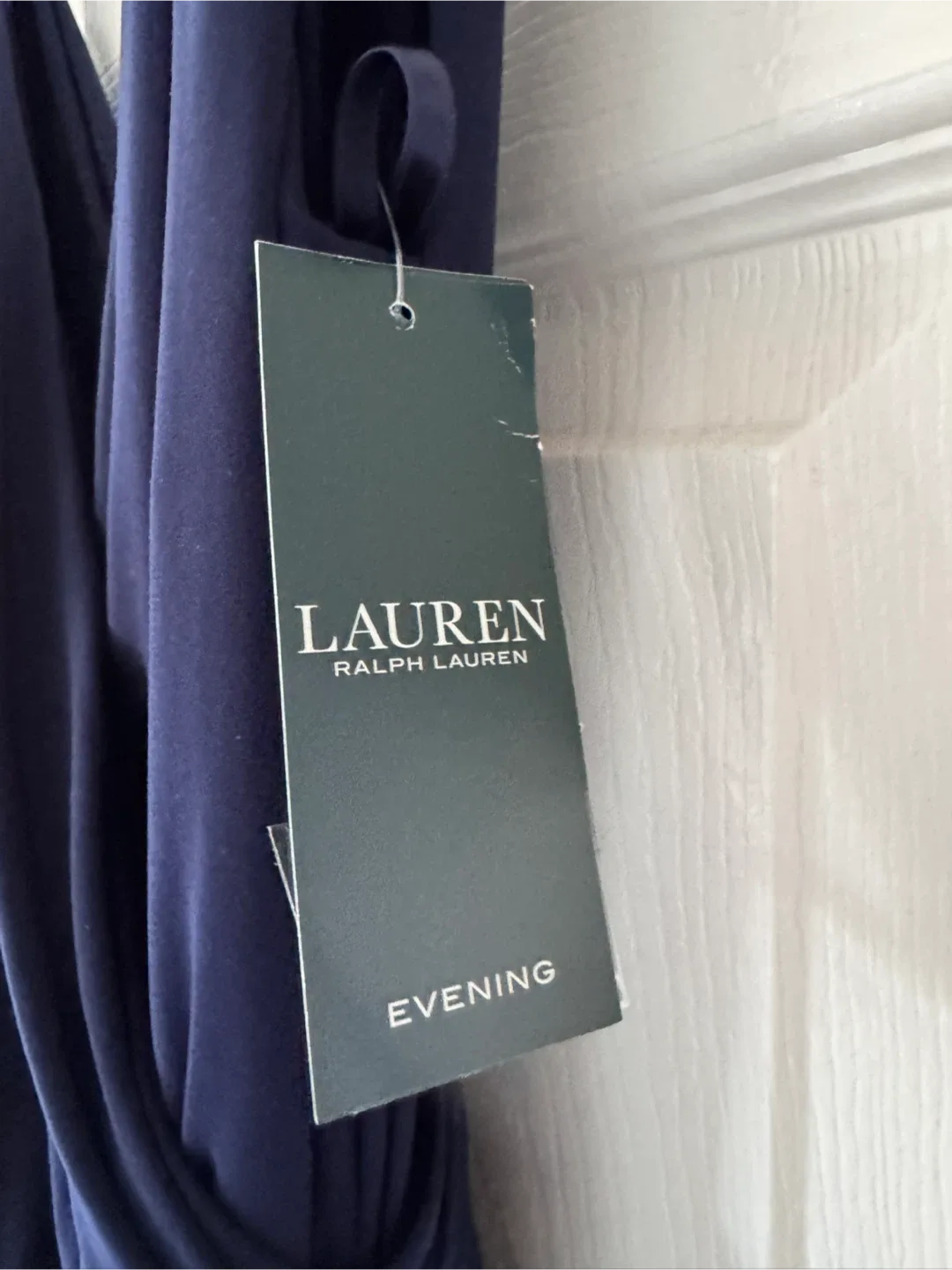 Ralph Lauren Navy Evening Gown Size 4 image indicator(4)