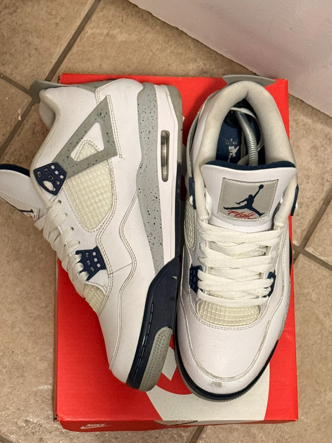 Air Jordan 4 Retro White Oreo - photo 3
