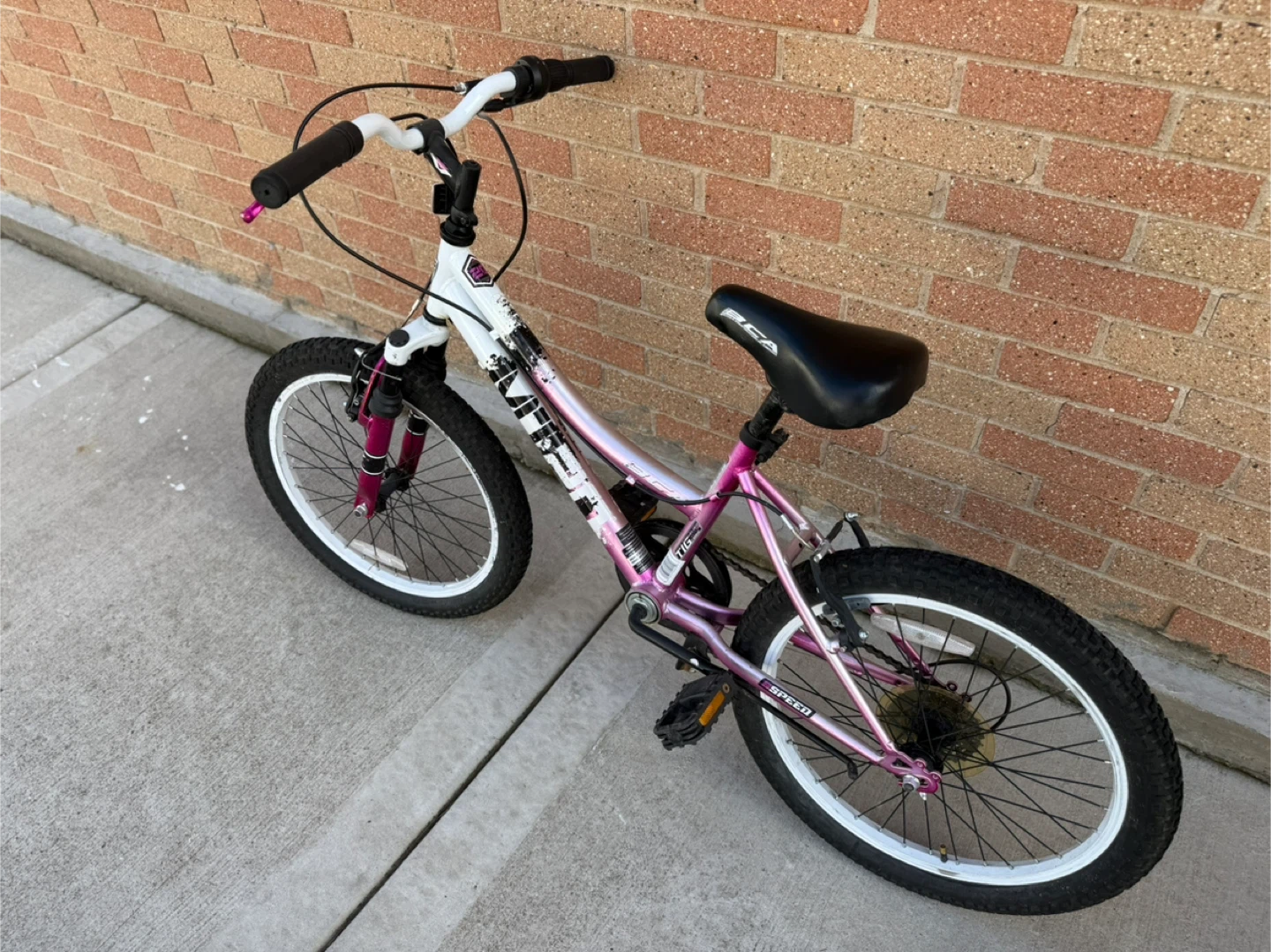 BCA Girl's Speed Bike - Pink & White - photo 5