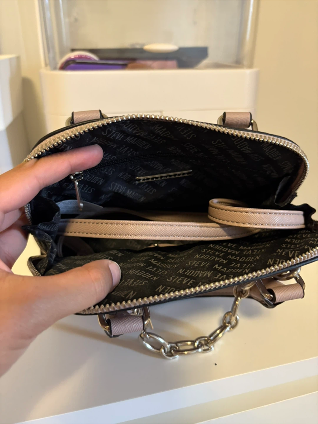 Steve Madden Dome Satchel - Blush - photo 4