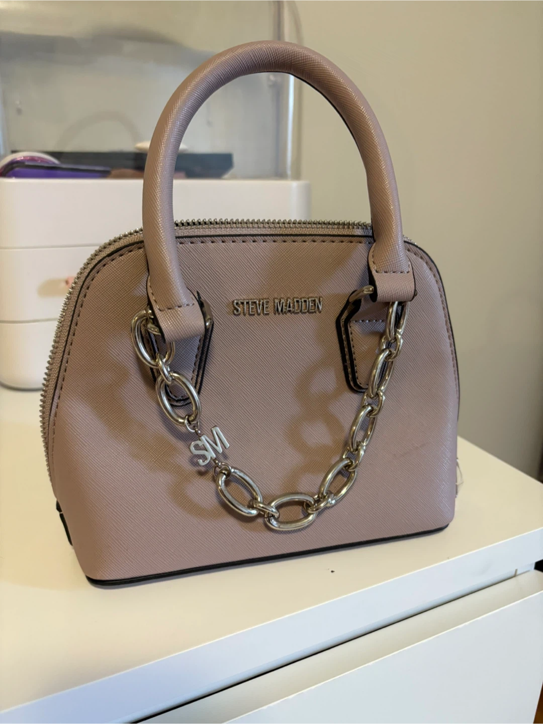 Steve Madden Dome Satchel - Blush