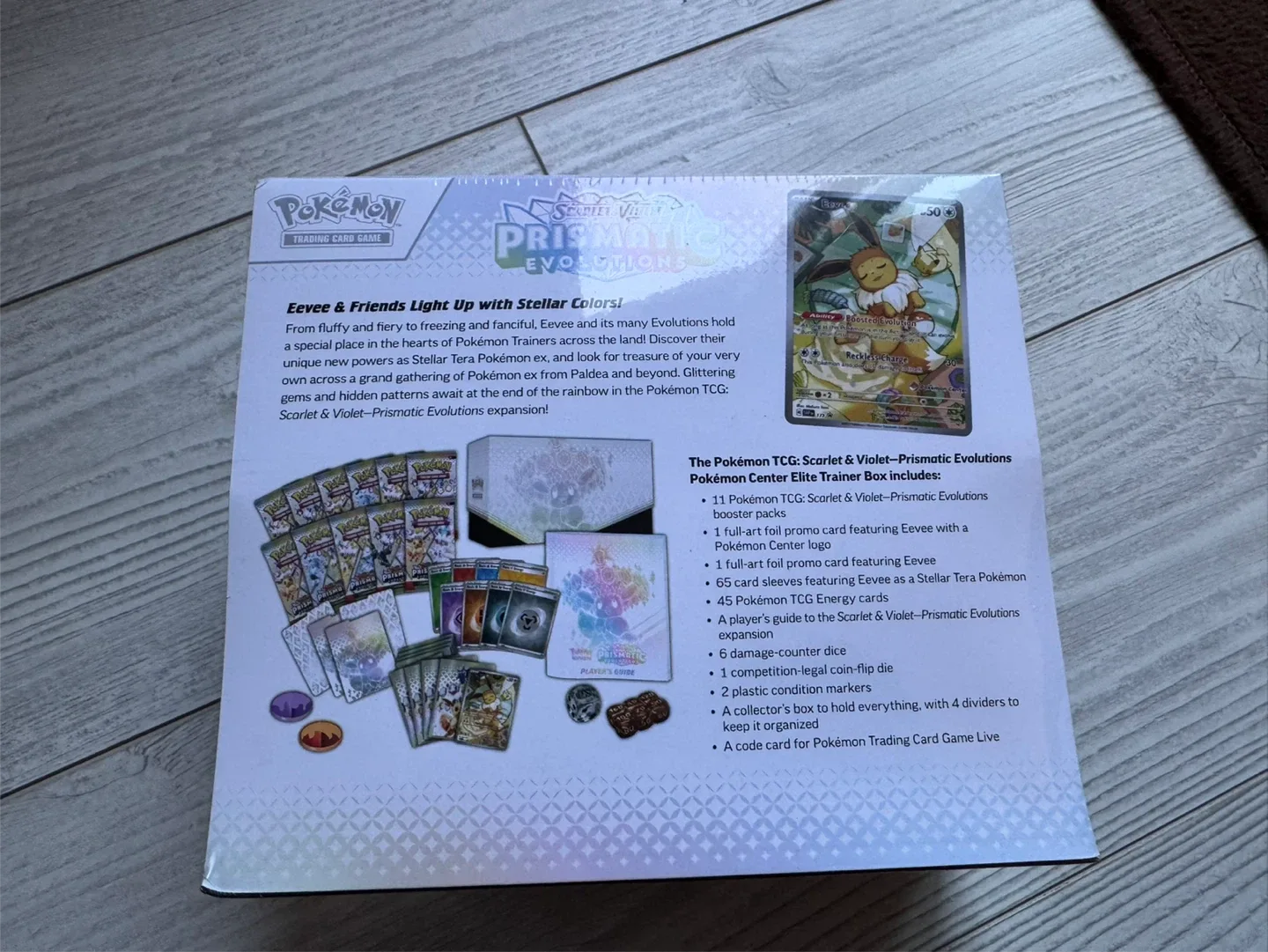 Scarlet & Violet Prismatic ETB Pokémon centre image indicator(2)