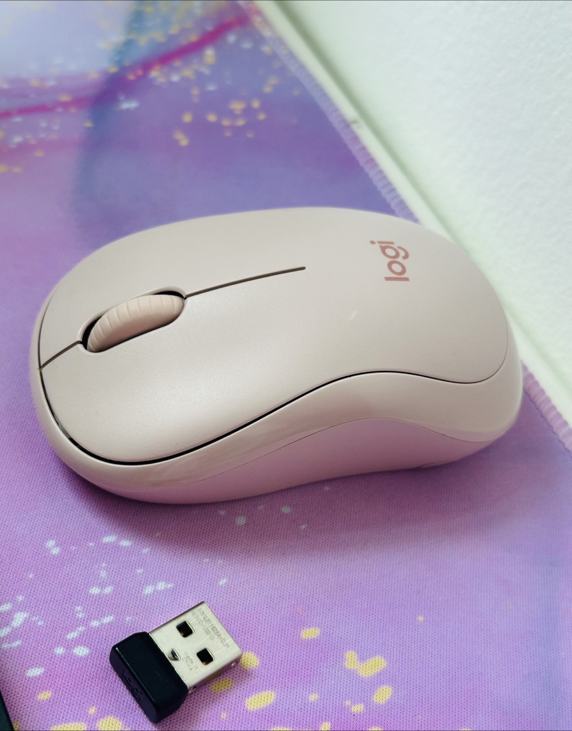 Logitech M240 Silent Touch Wireless Mouse - Pink