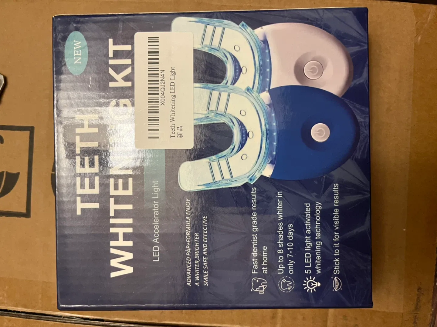 NEW Teeth Whitening Kit with LED Accelerator Light