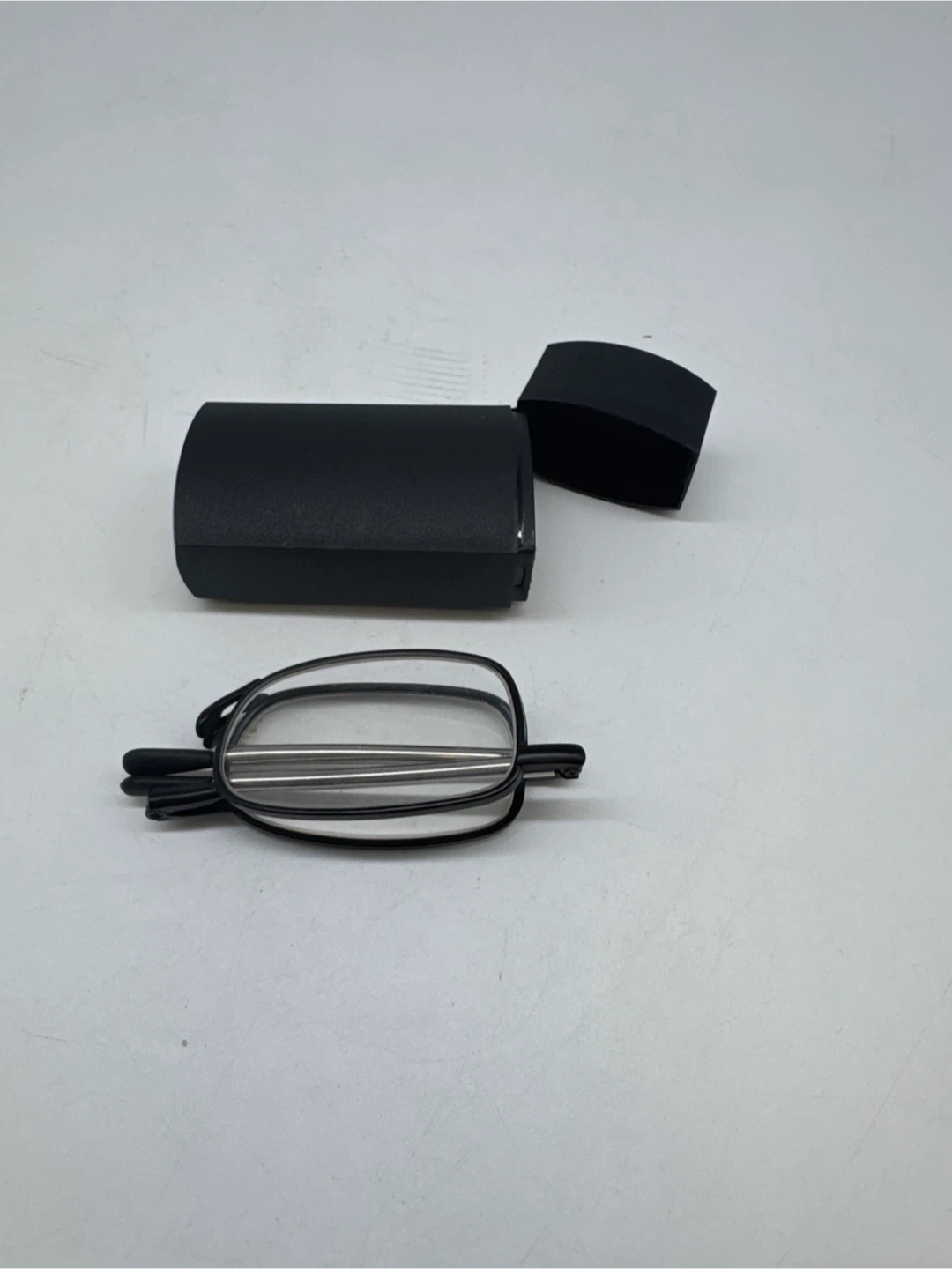Folding Reading Glasses with Case – Black Frame, - photo 2