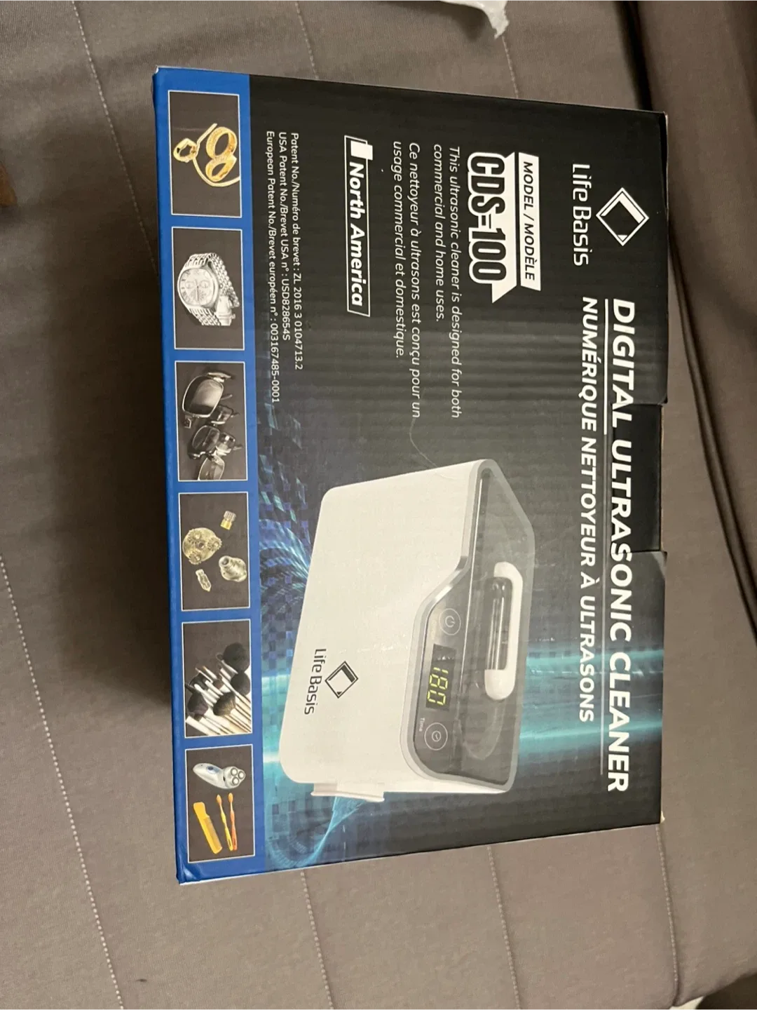 Life Basis GDS-100 Digital Ultrasonic Cleaner - New