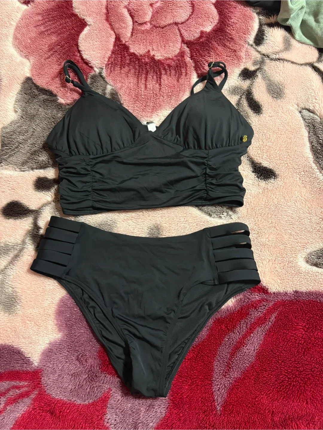 Cupshe Black Bikini Set thumbnail