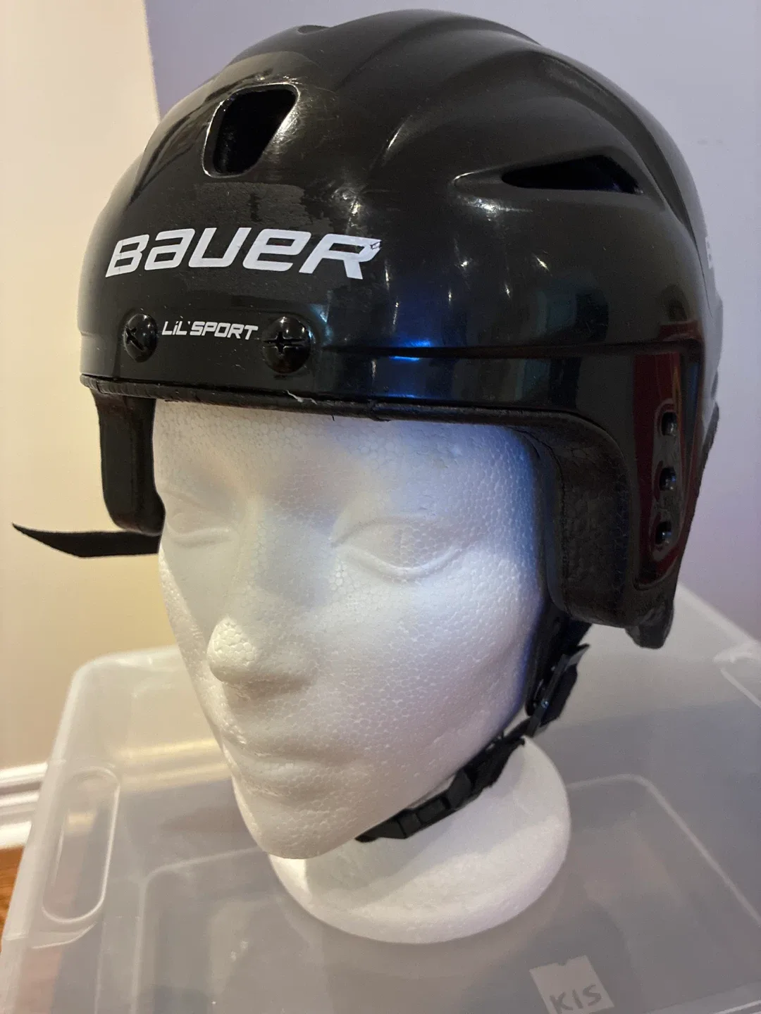 Bauer Lil Sport Hockey Helmet - Black thumbnail