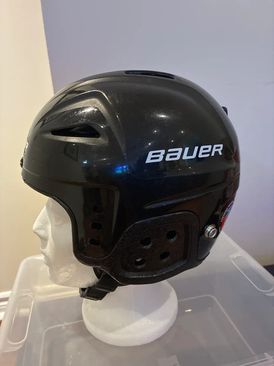Bauer Lil Sport Hockey Helmet - Black image indicator(2)