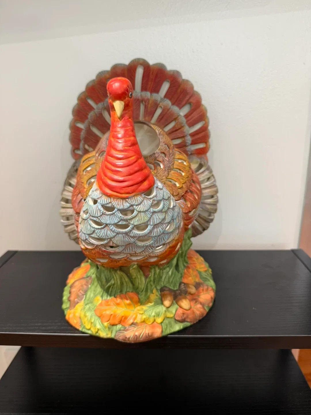 Vintage Ceramic Turkey Candle Holder thumbnail