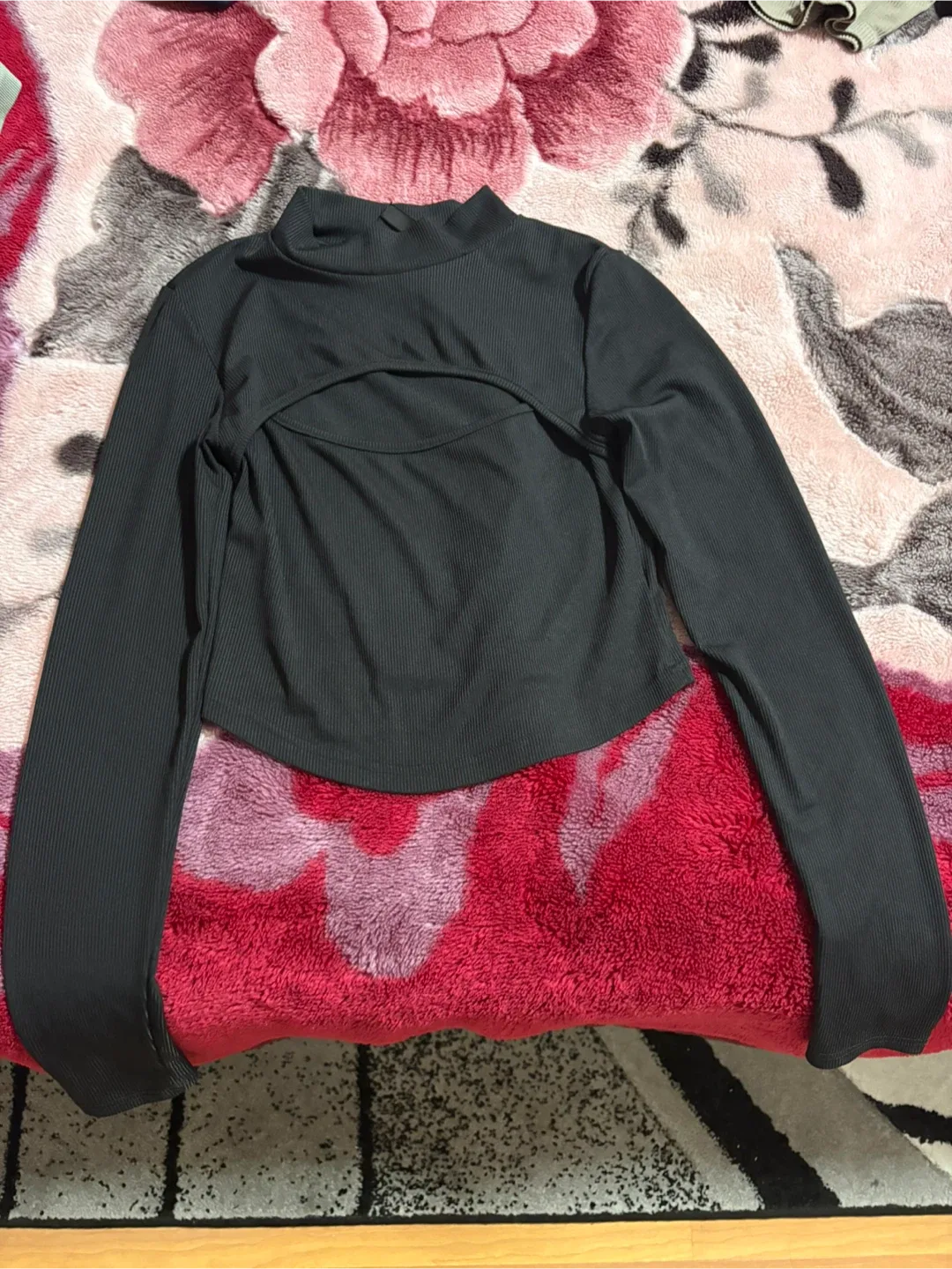Ribbed Long Sleeve Top & Tank Top Set thumbnail