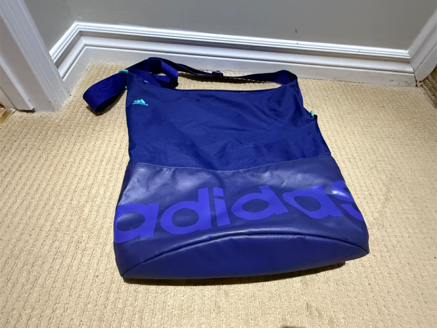 Adidas Blue Shoulder Bag