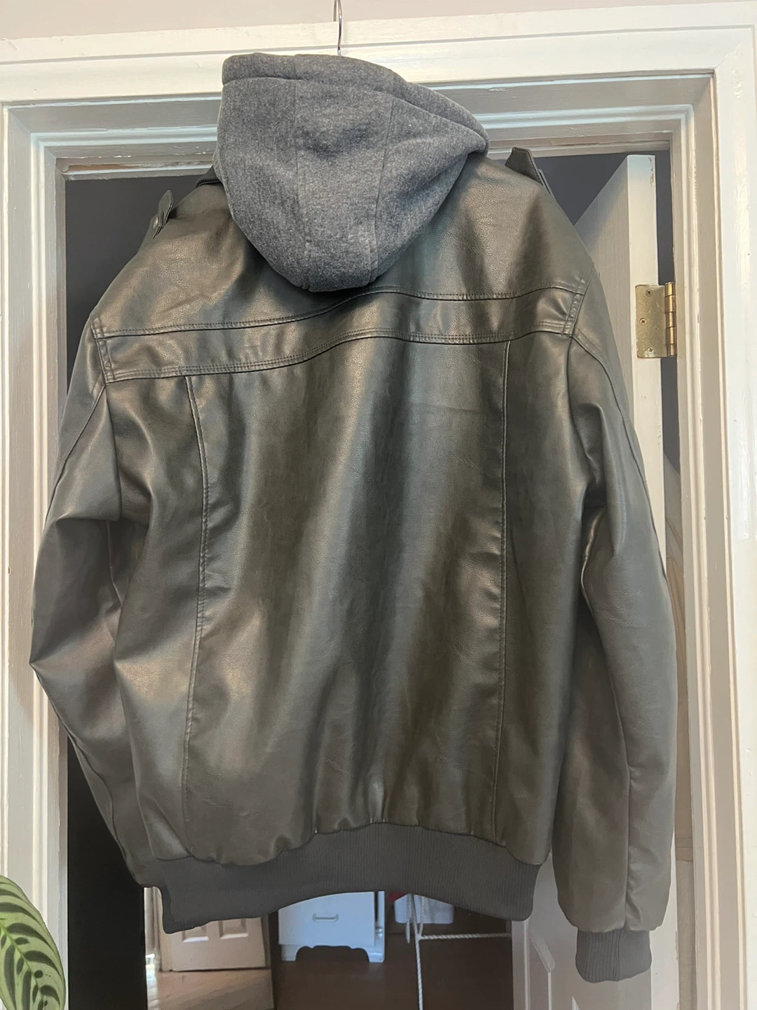 Faux Leather Jacket - Size XXL - photo 2