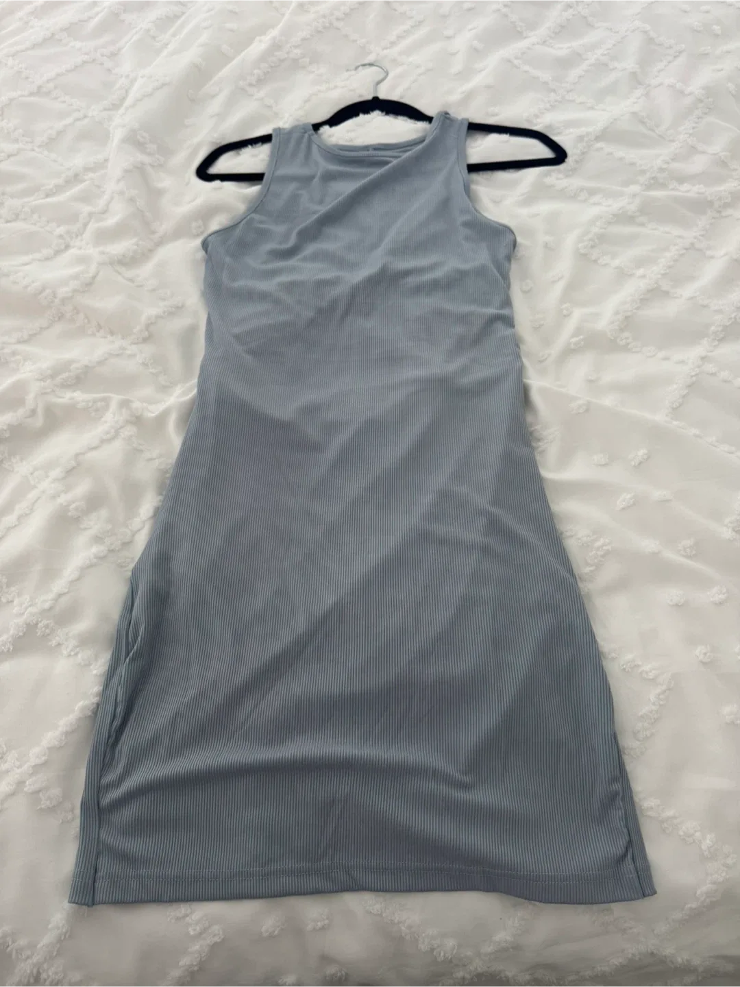 Blue Ruched Mini Dress image indicator(3)