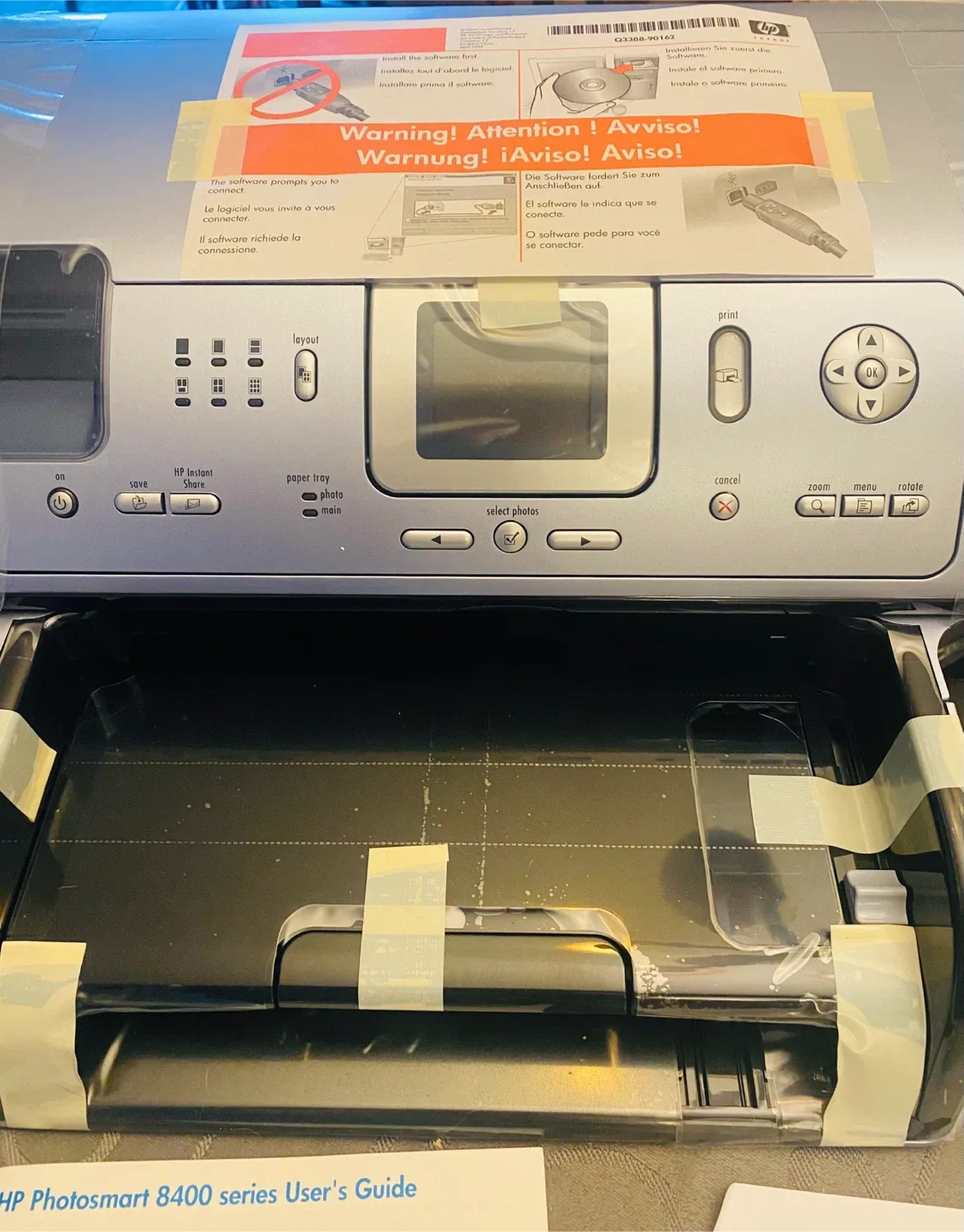 HP Photosmart 8450 Printer image indicator(2)