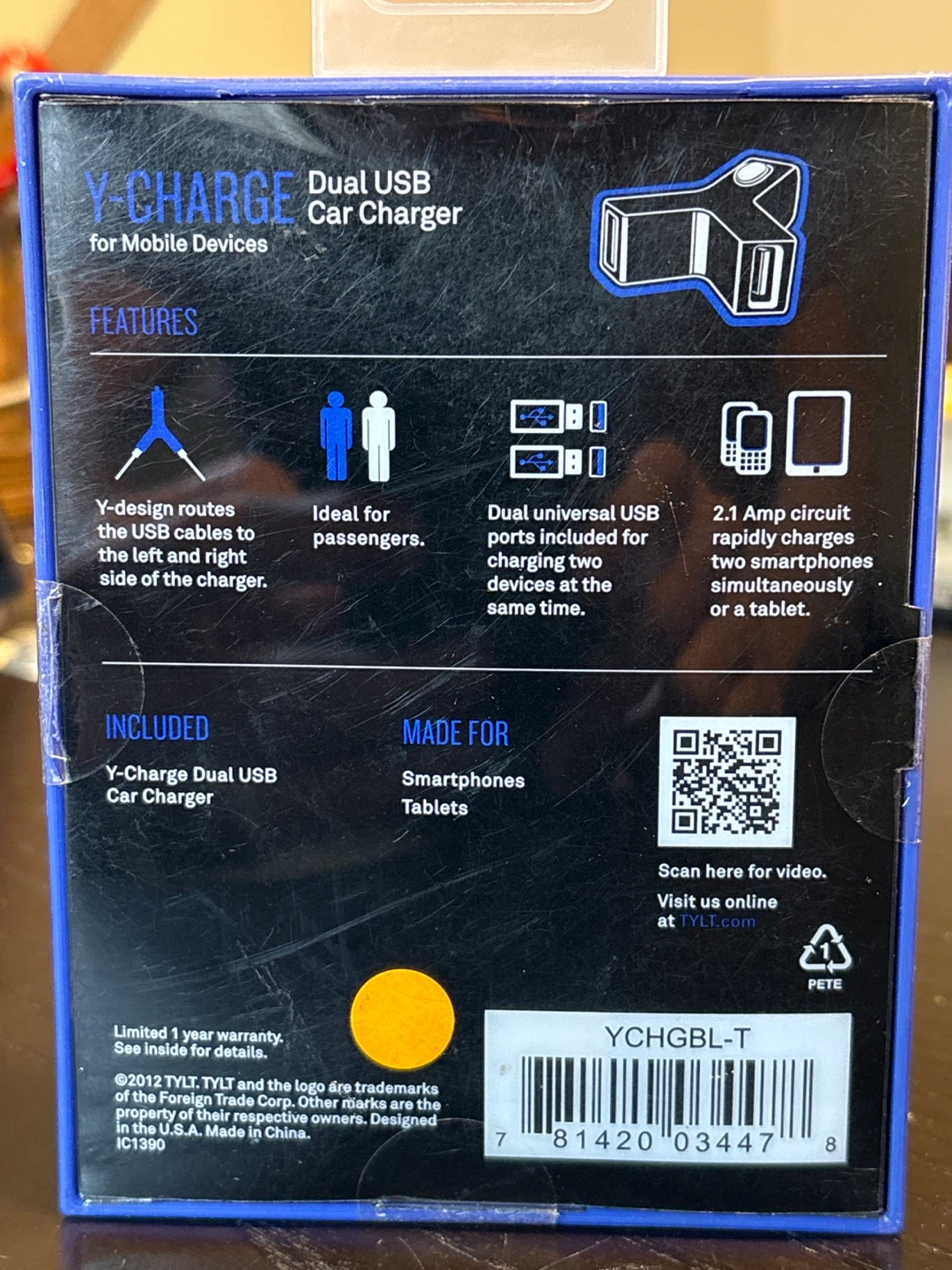 New TYLT Y-Charge Dual USB Car Charger - photo 2