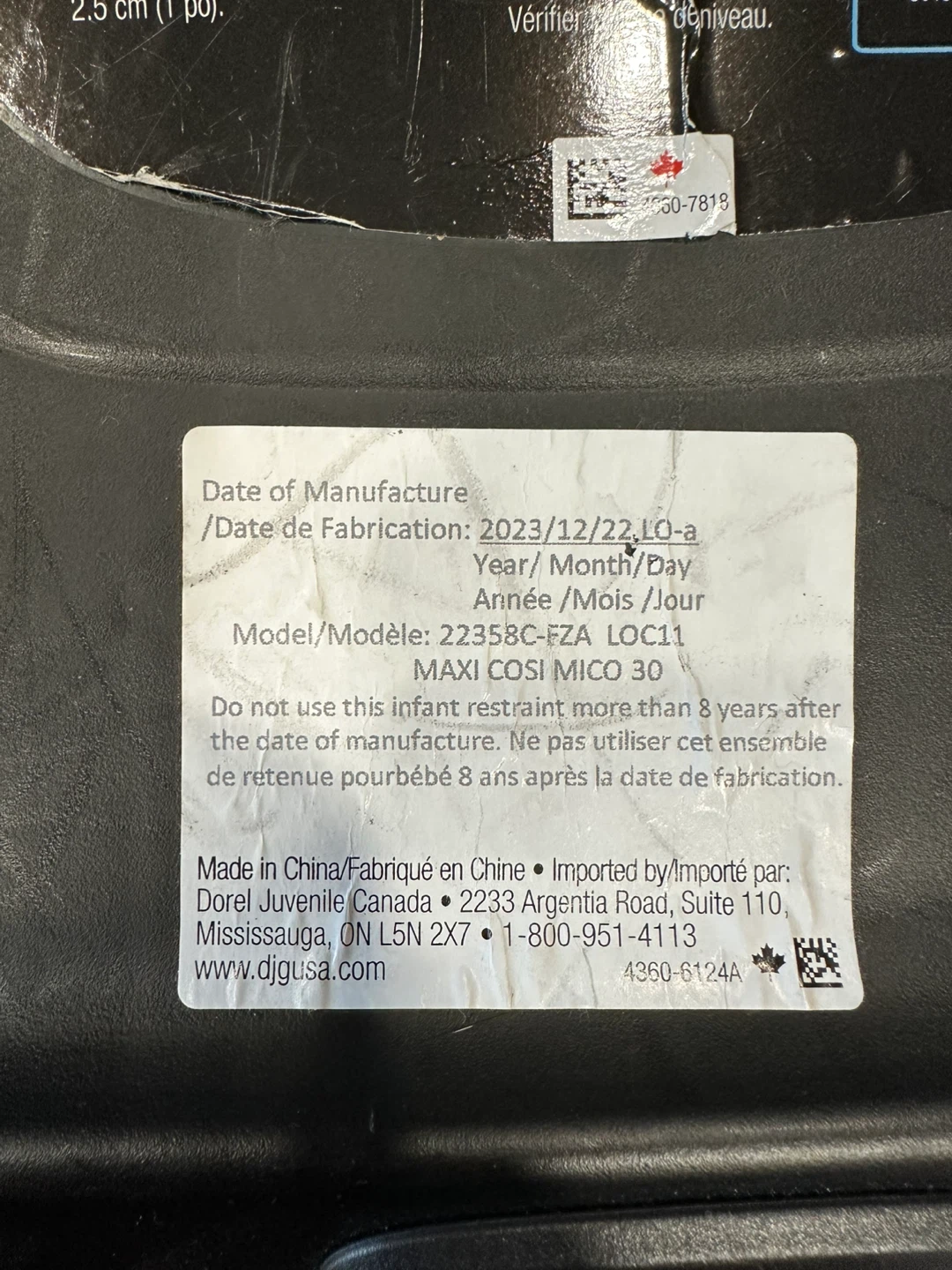 Maxi-Cosi Mico 30 Infant Car Seat - Black - photo 5