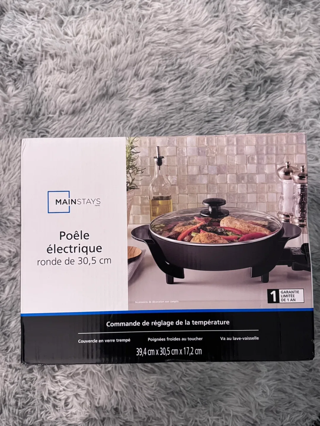 Mainstays 30.5cm Electric Skillet - Like New thumbnail