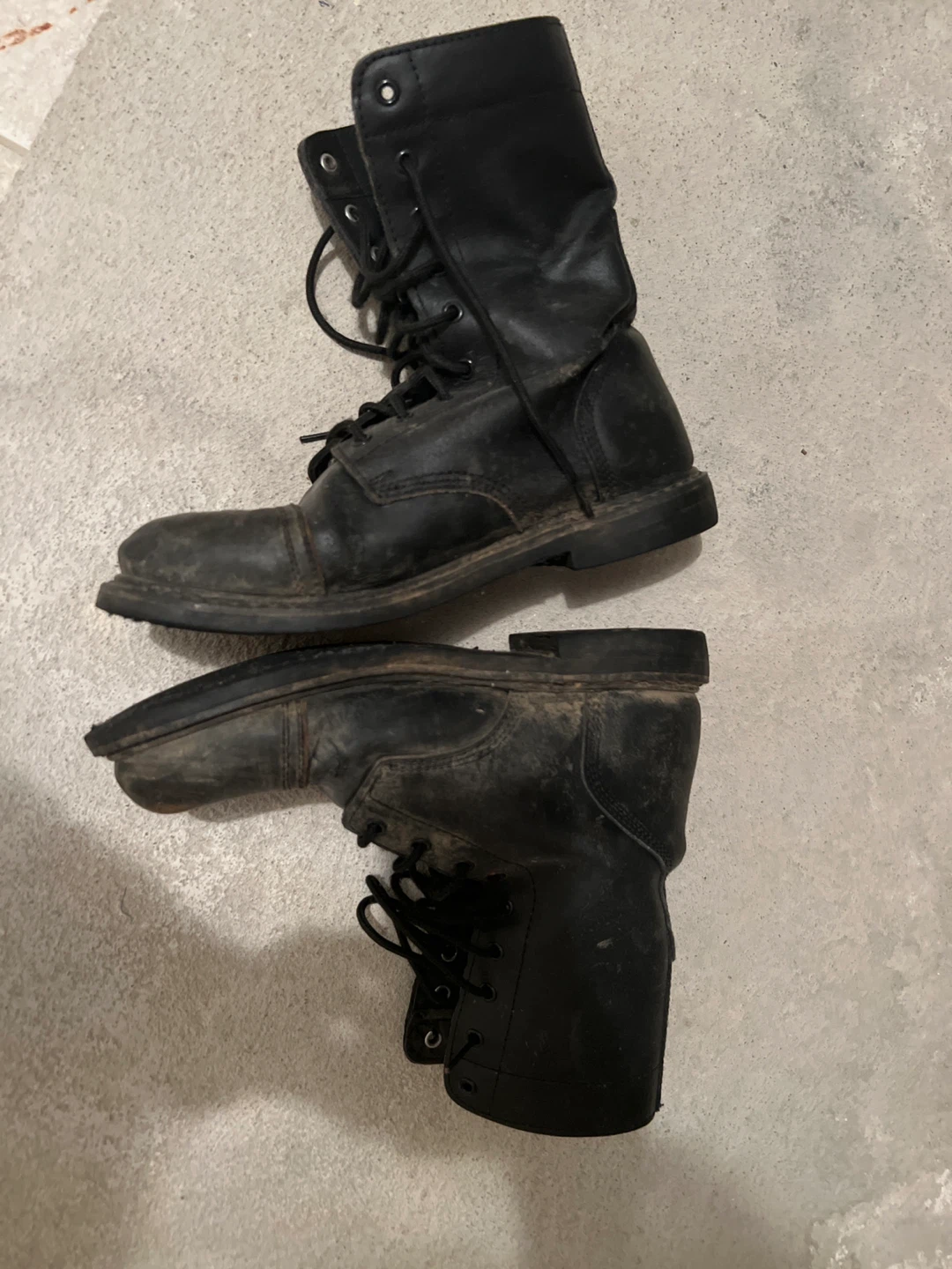 Black Leather Boots - photo 3