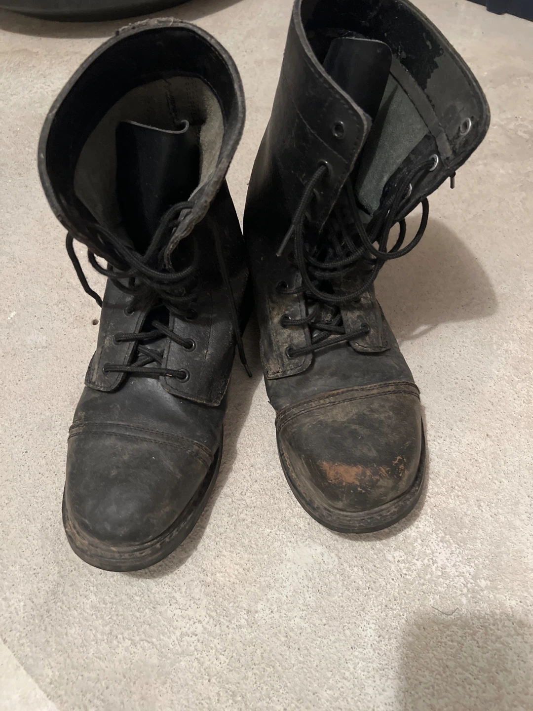 Black Leather Boots