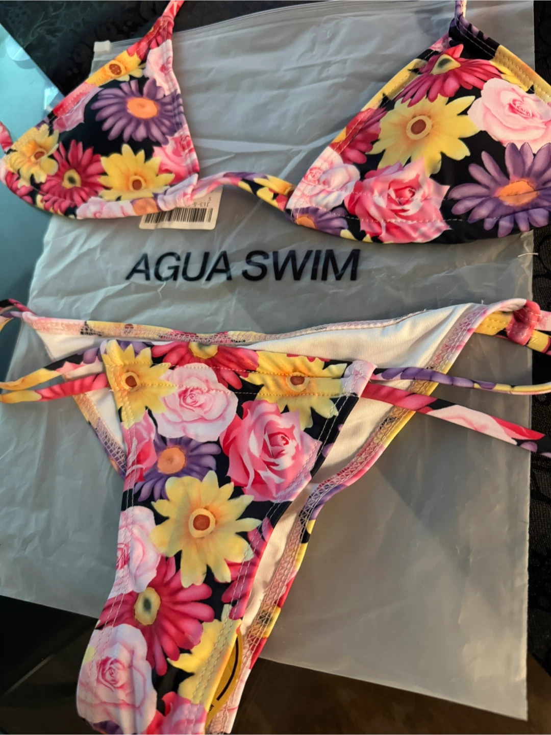 Agua Swim Floral Bikini Set brand new with tags - photo 3