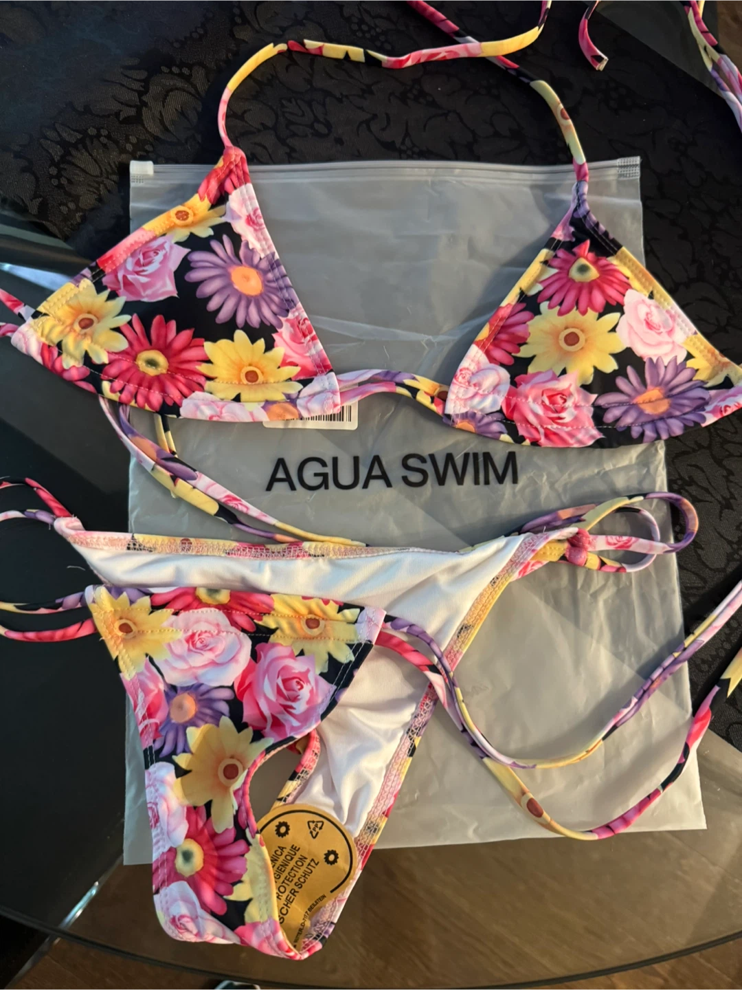 Agua Swim Floral Bikini Set brand new with tags