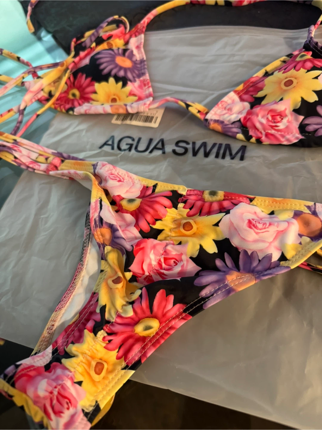 Agua Swim Floral Bikini Set brand new with tags - photo 2