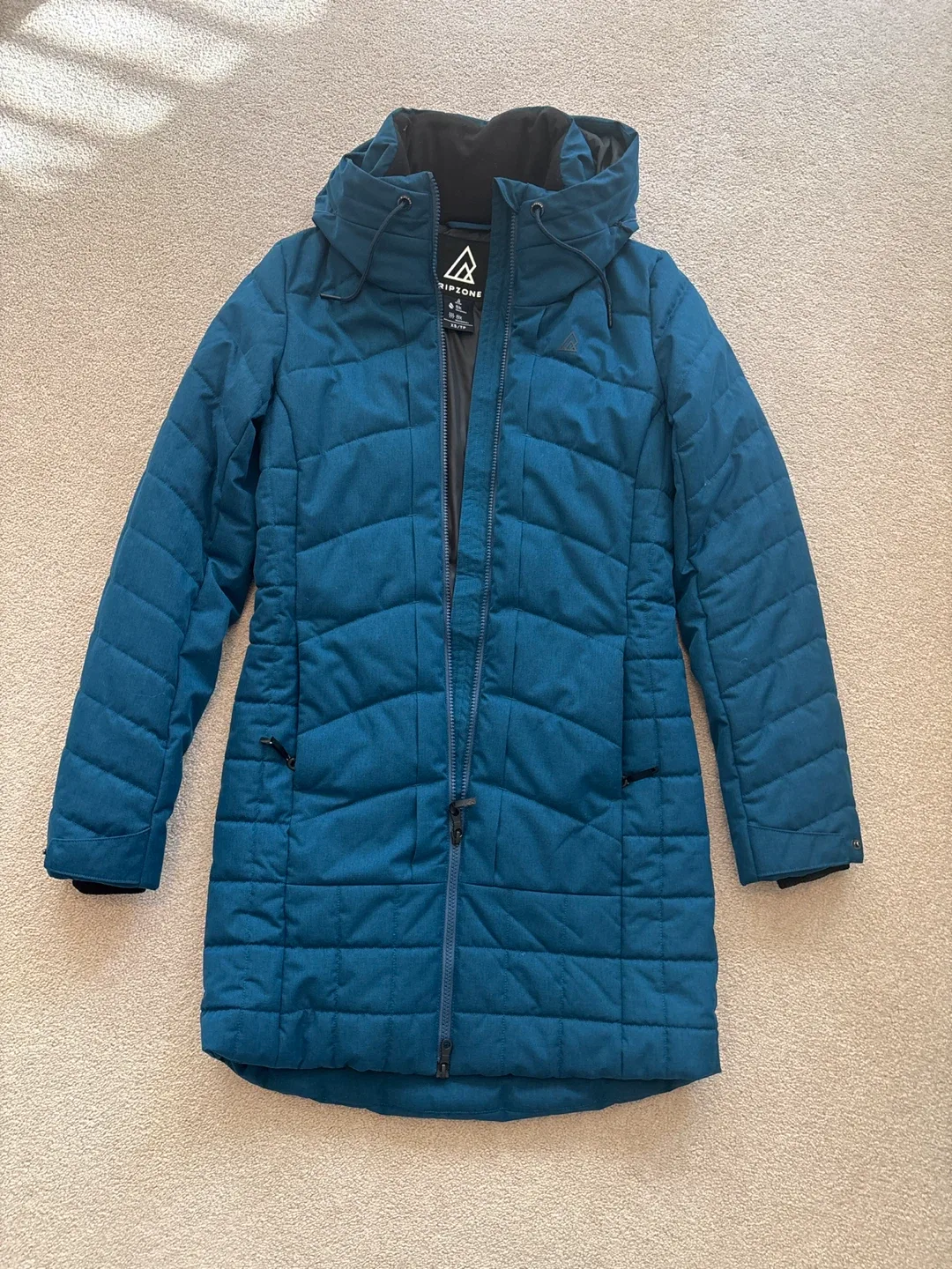 RIpzONE Teal Blue Winter Coat Size XS image indicator(3)
