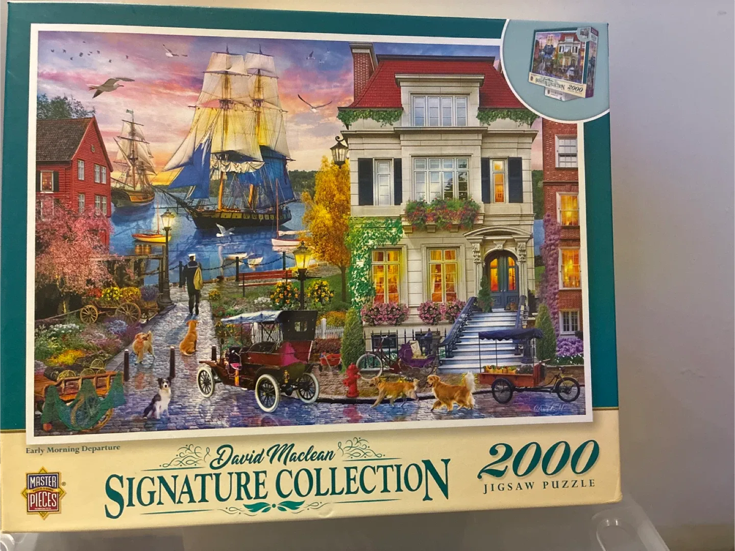 Master Pieces Early Morning Departure 2000 pc Puzzle thumbnail