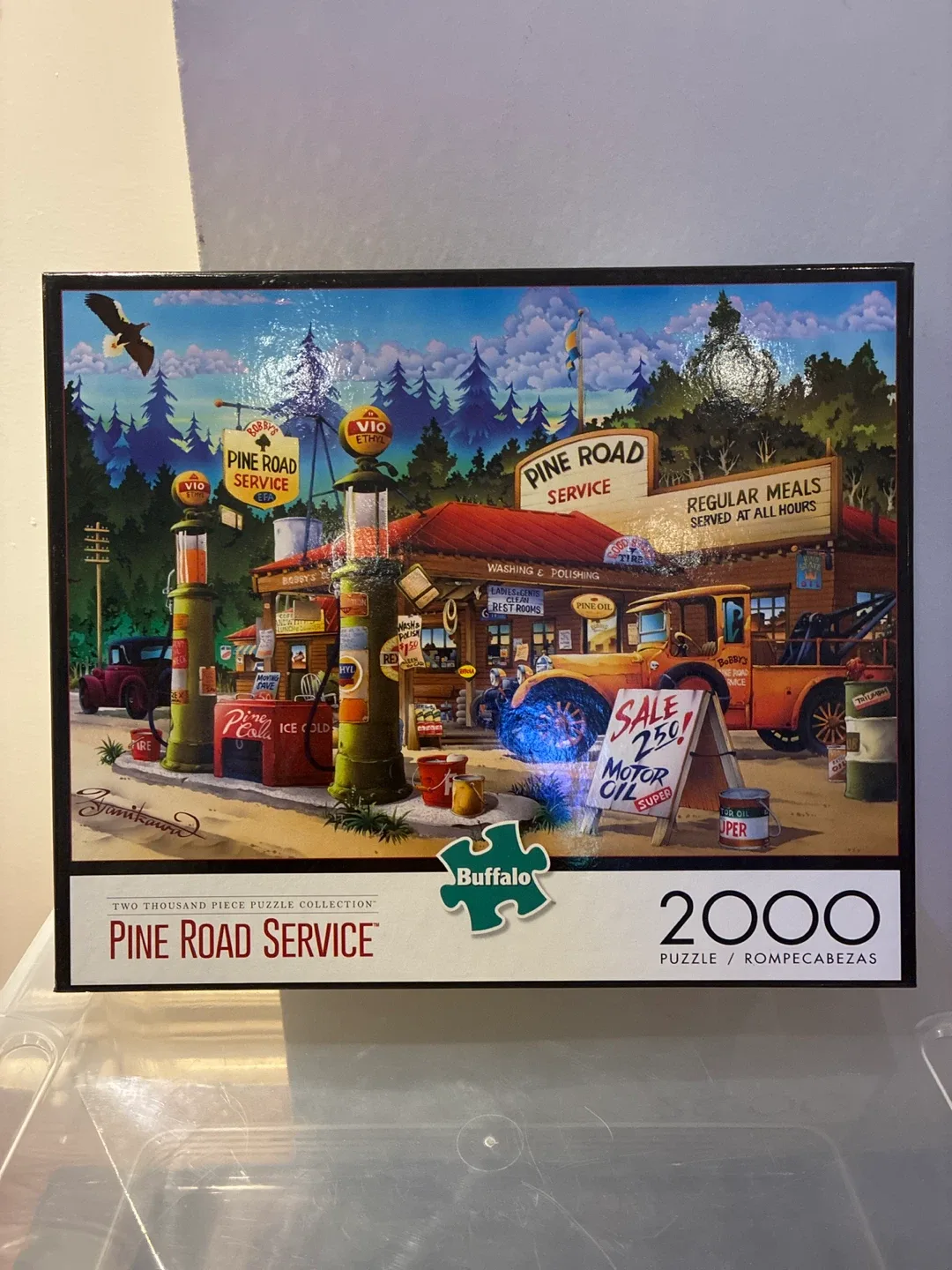 Buffalo 2000 Piece Puzzle: Pine Road Service thumbnail