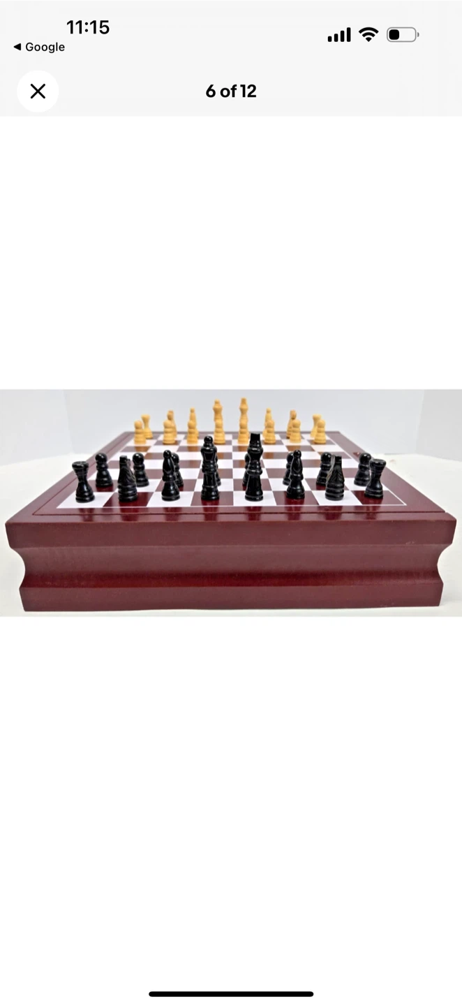 Traditions 11 Game Set Wood Cabinet - photo 4