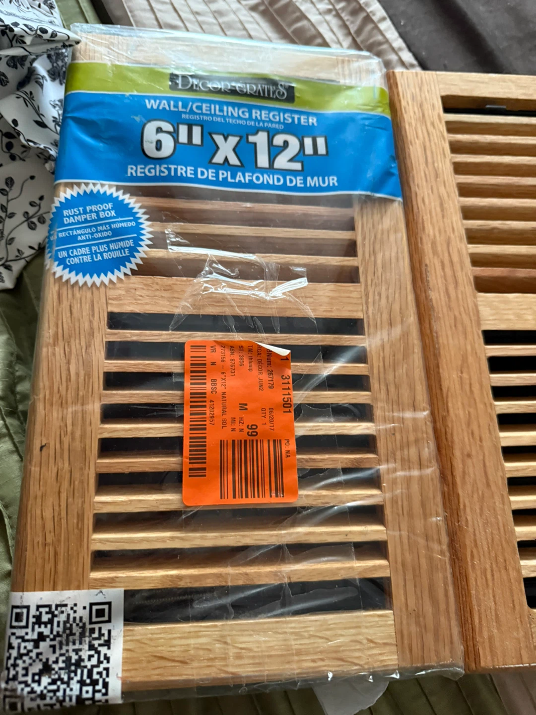 Decor Grates 6"x12" Wall/Ceiling Register - photo 3