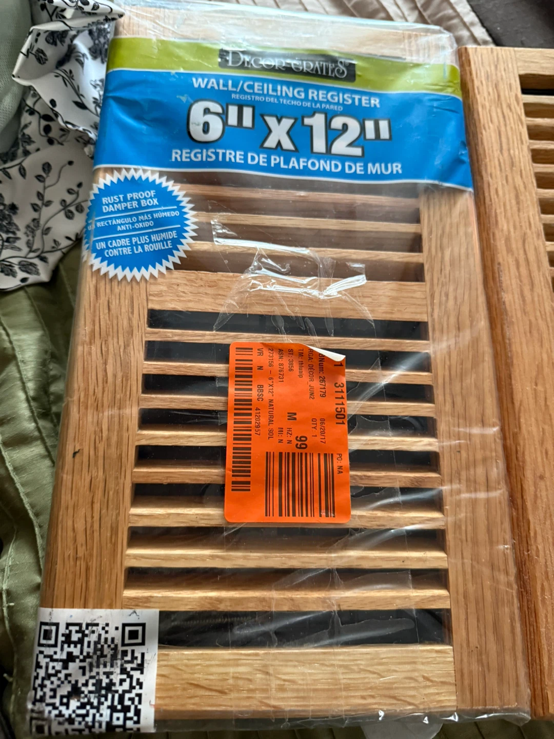 Decor Grates 6"x12" Wall/Ceiling Register - photo 2