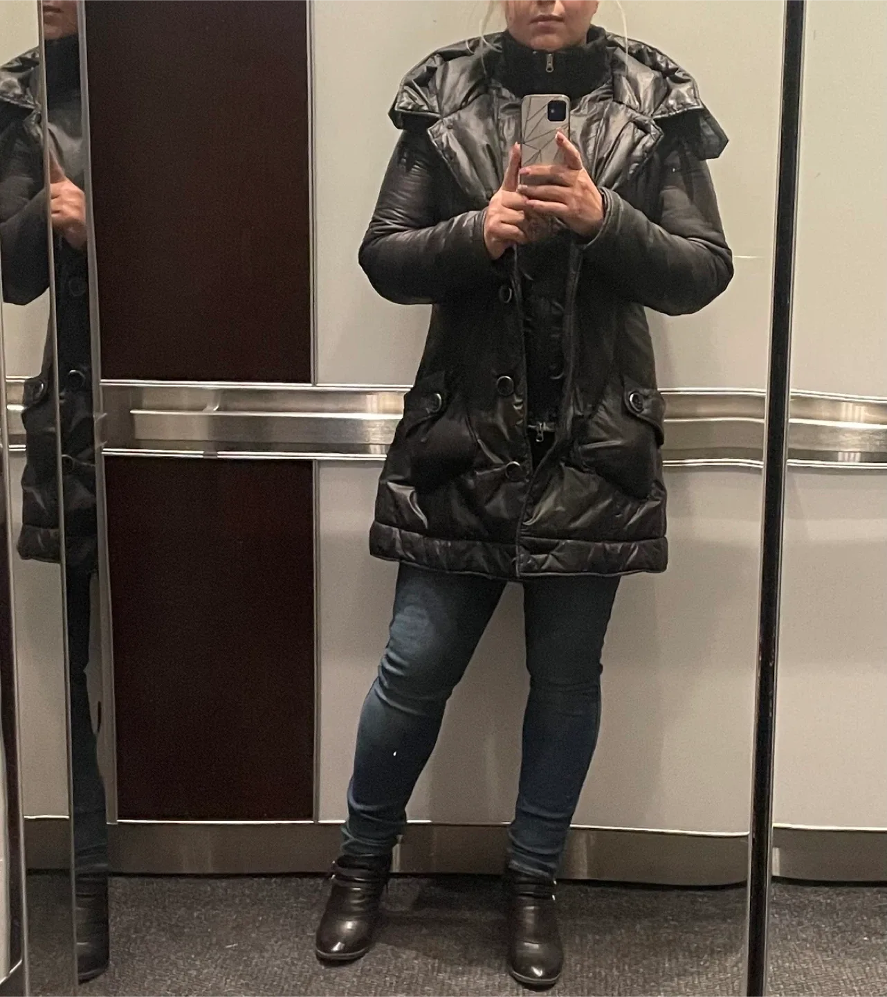 Mackage Black Puffer Coat - Size L/G thumbnail