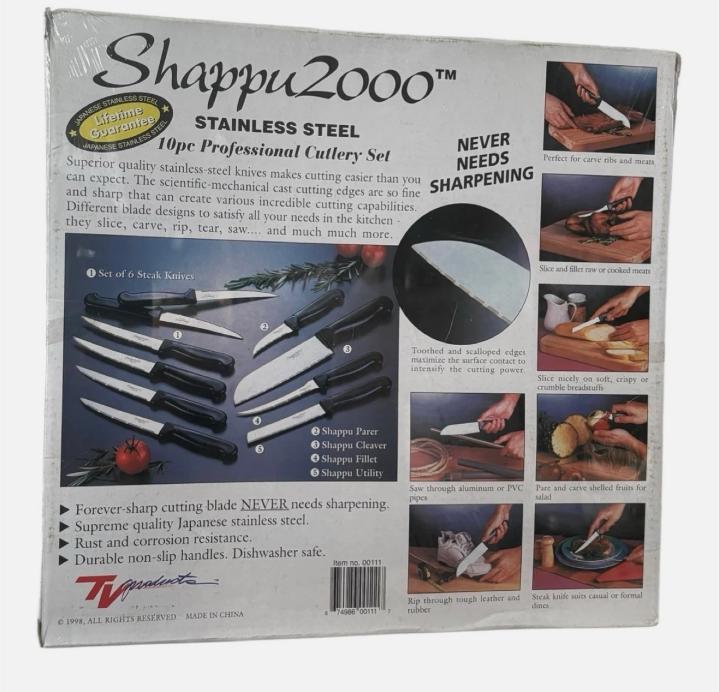Shappu2000 Stainless Steel 10pc Cutlery Set - photo 2