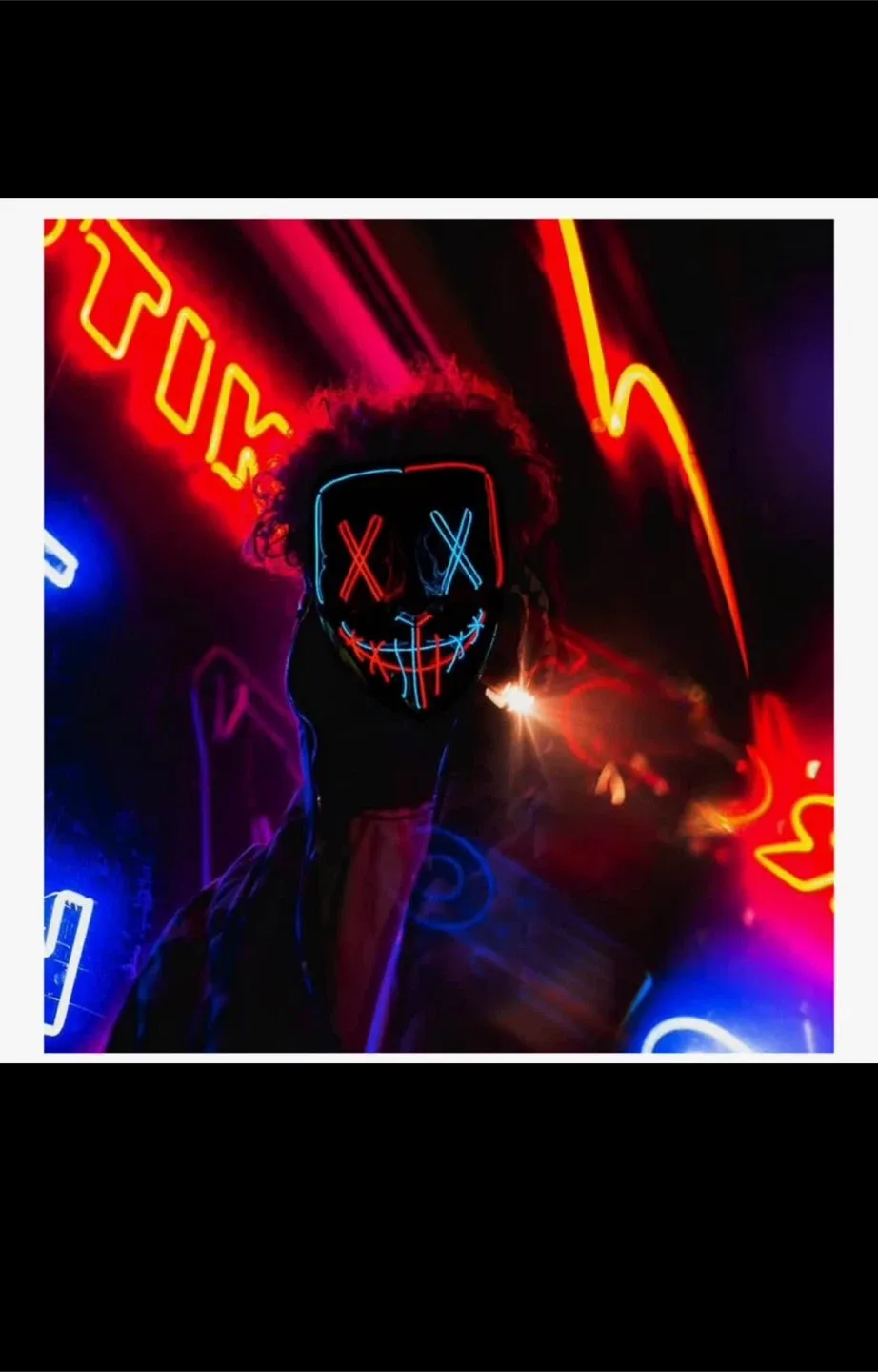 LED Purge Mask - Halloween Costume image indicator(3)
