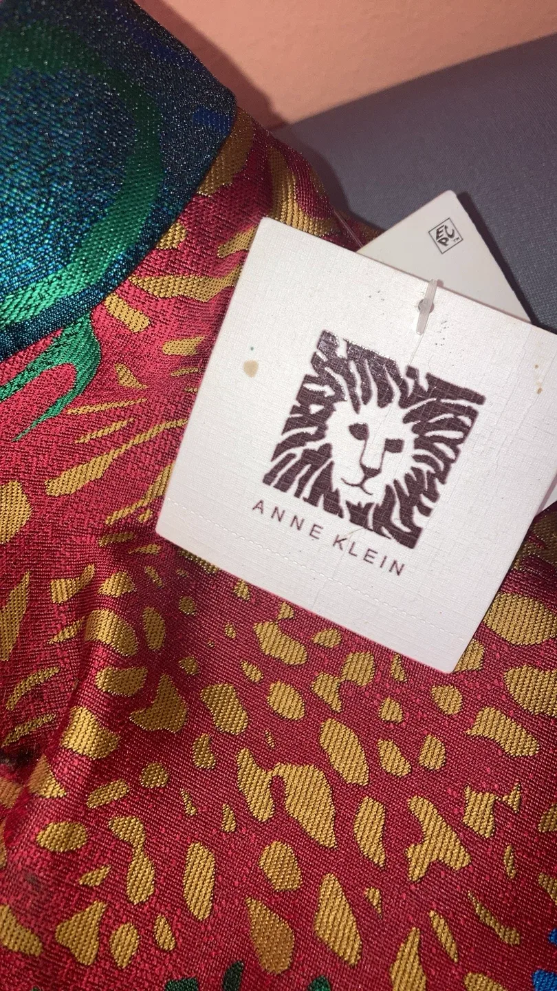 Anne Klein Vibrant Red Pants - Size 14 image indicator(3)