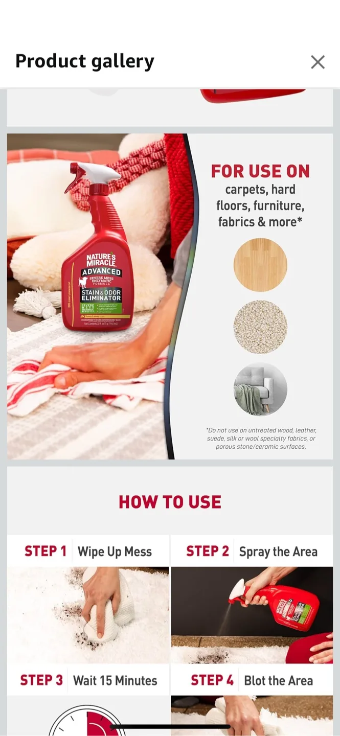 Nature's Miracle Stain & Odour Eliminator thumbnail