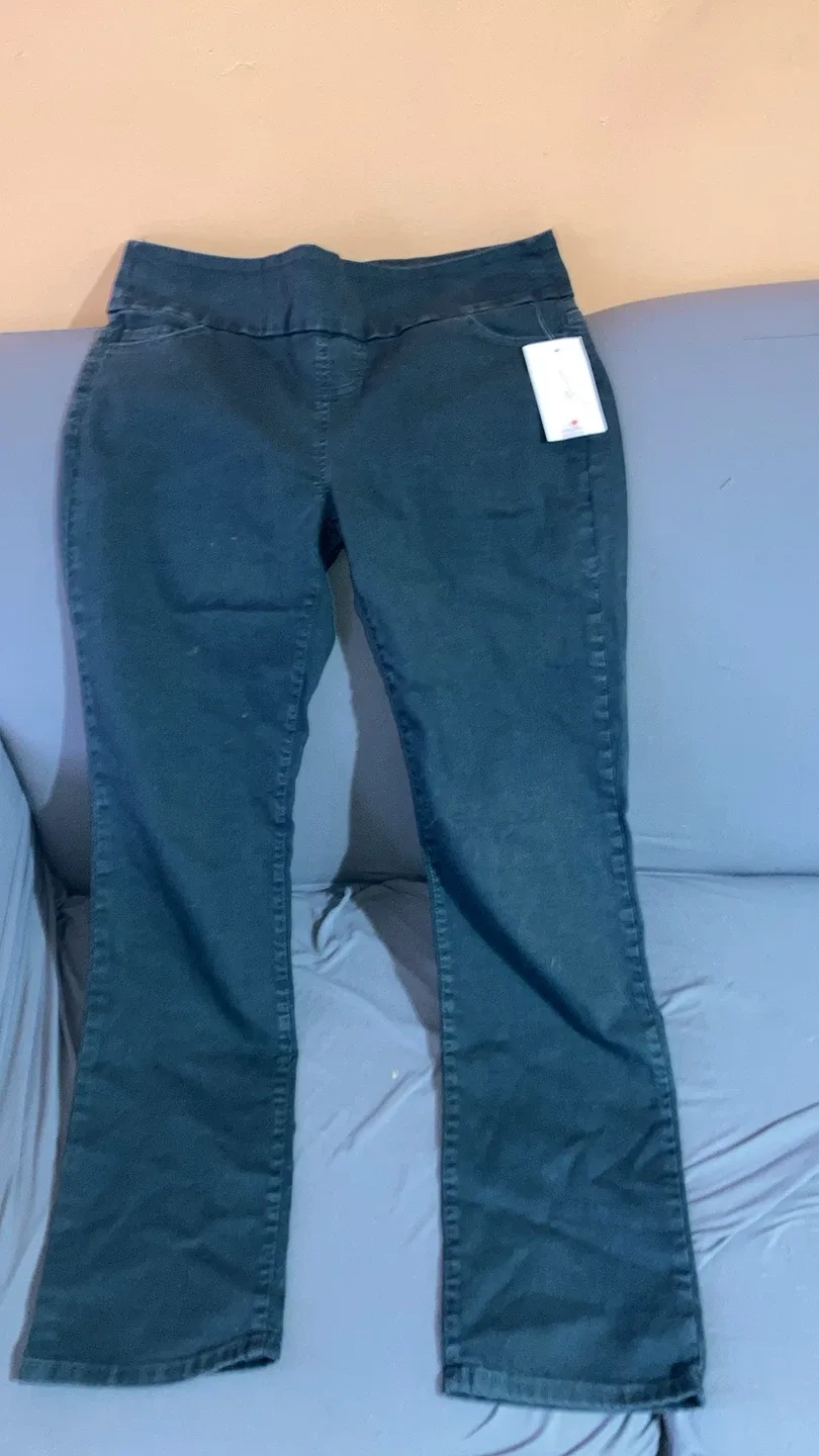 Margaret Jeans - Size 16 - Spruce Green - New with Tags thumbnail