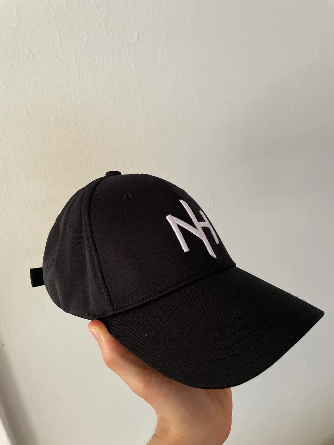 NH Black Baseball Cap