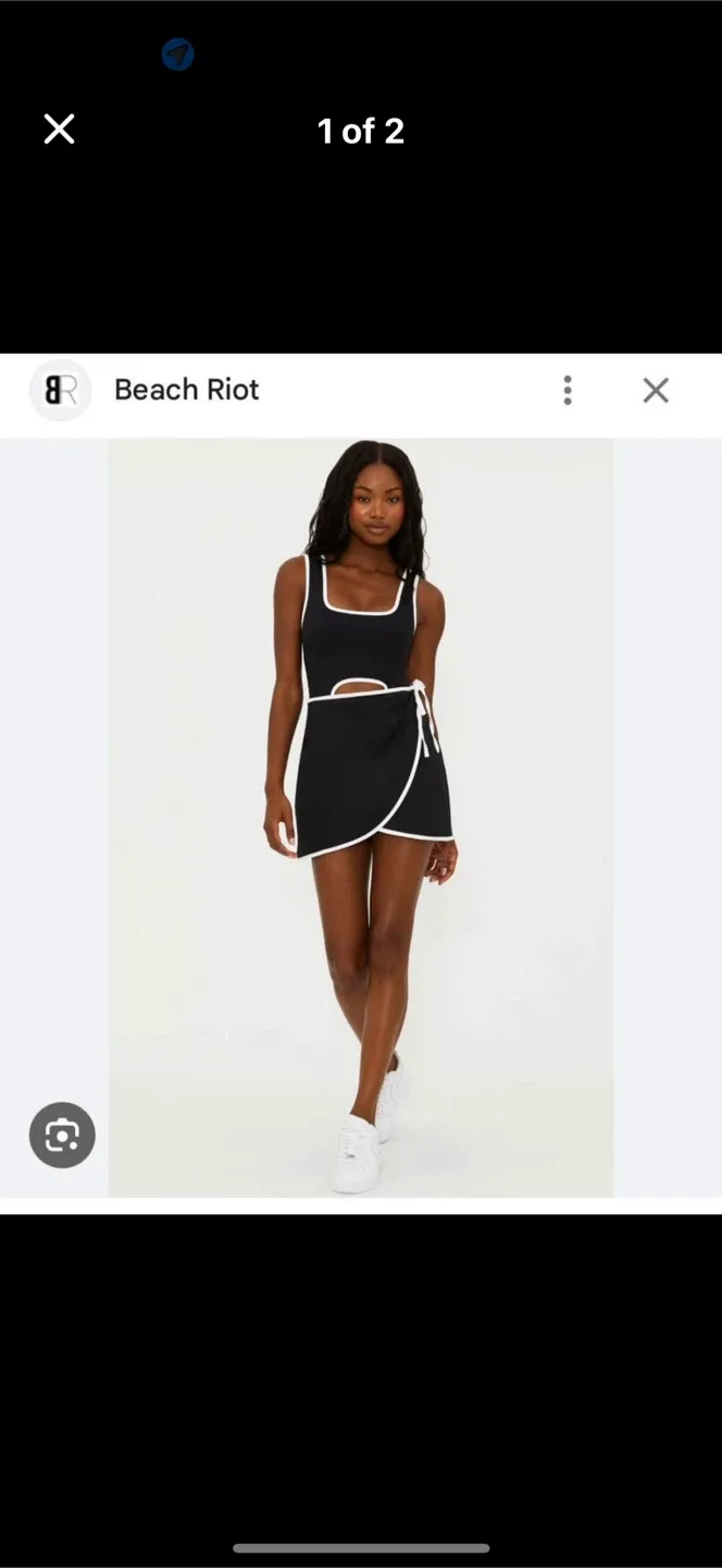 Beach Riot Astrid Active Dress - Black thumbnail