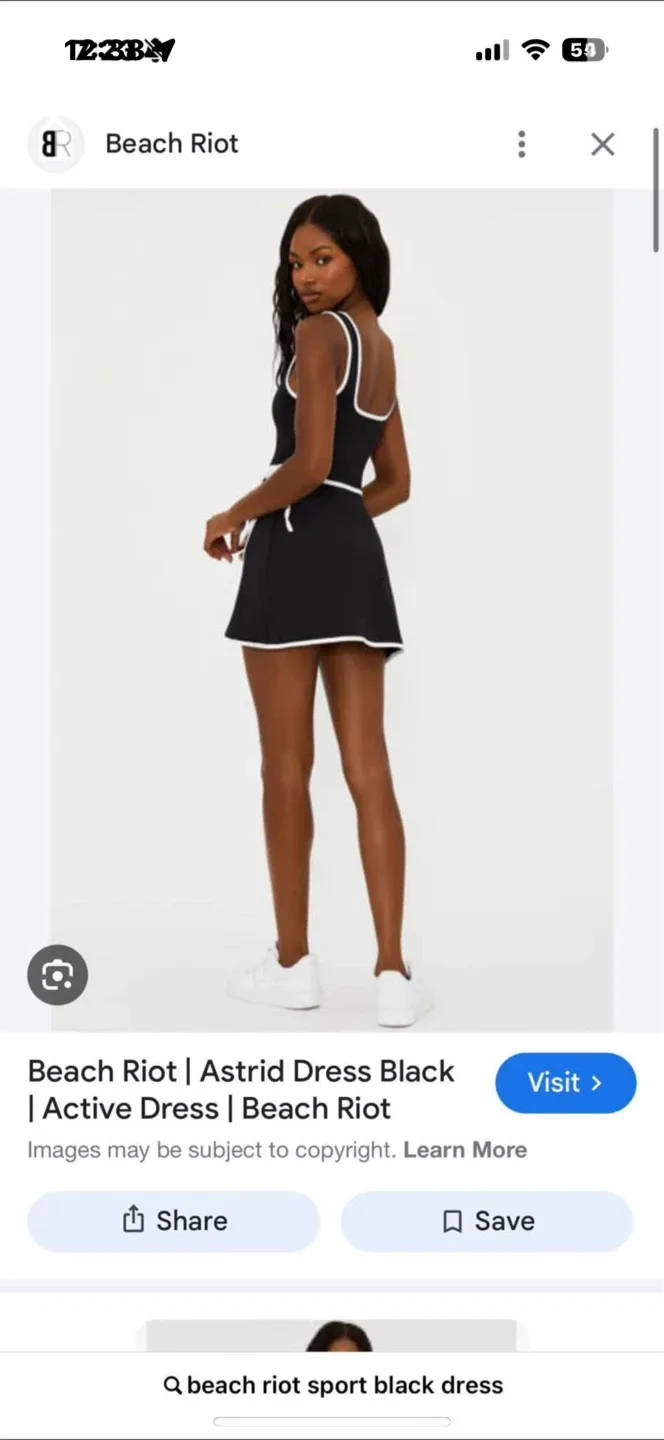 Beach Riot Astrid Active Dress - Black image indicator(2)