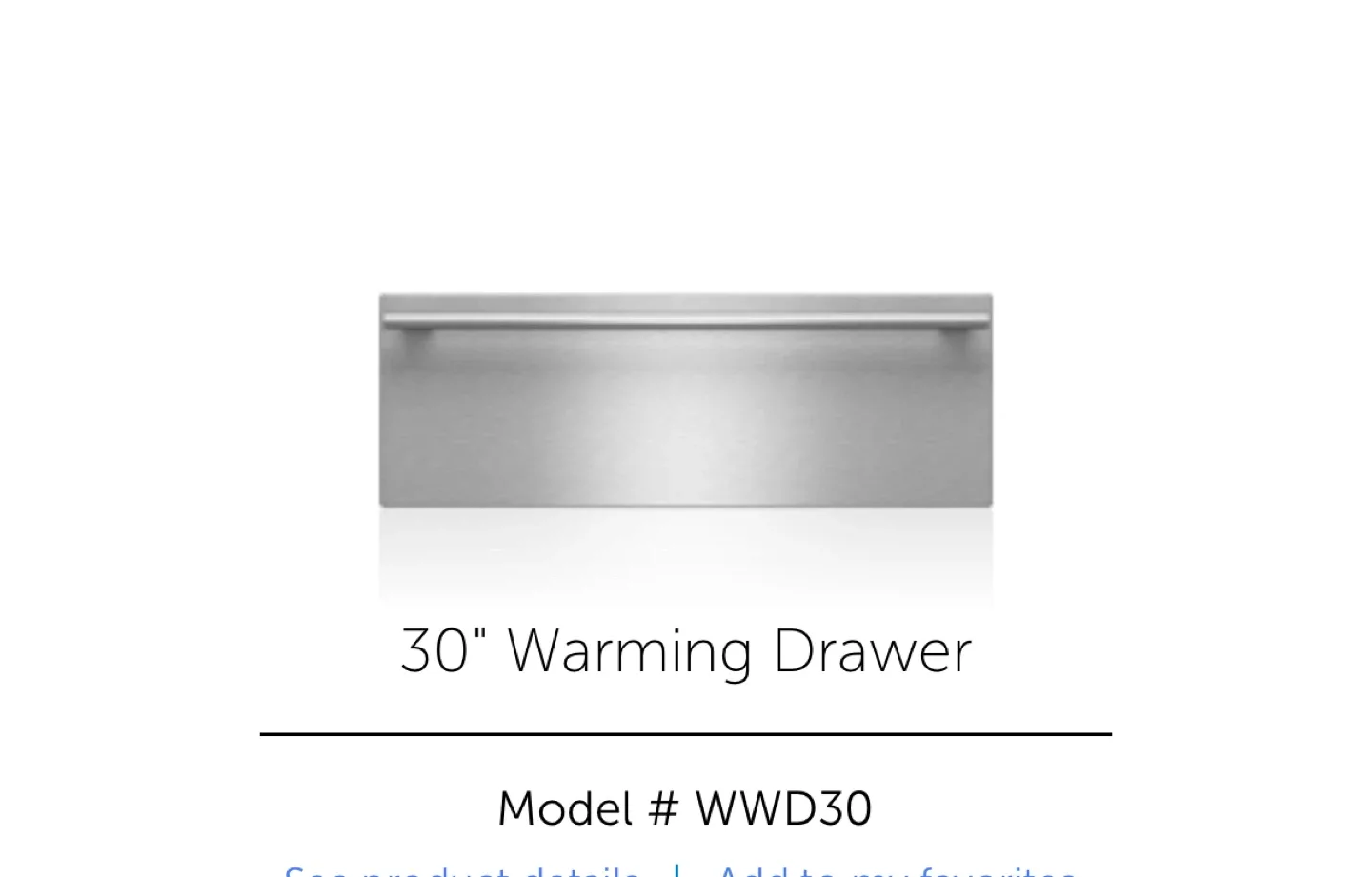 Accessories Wolf 30" Warming Drawer - Model WWD30 image indicator(3)