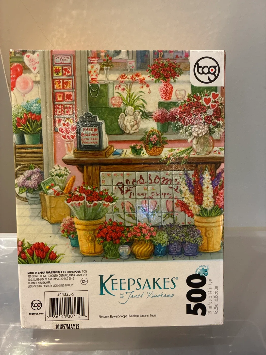 TCG Keepsakes Blossoms Flower Shoppe 500 Piece Puzzle thumbnail