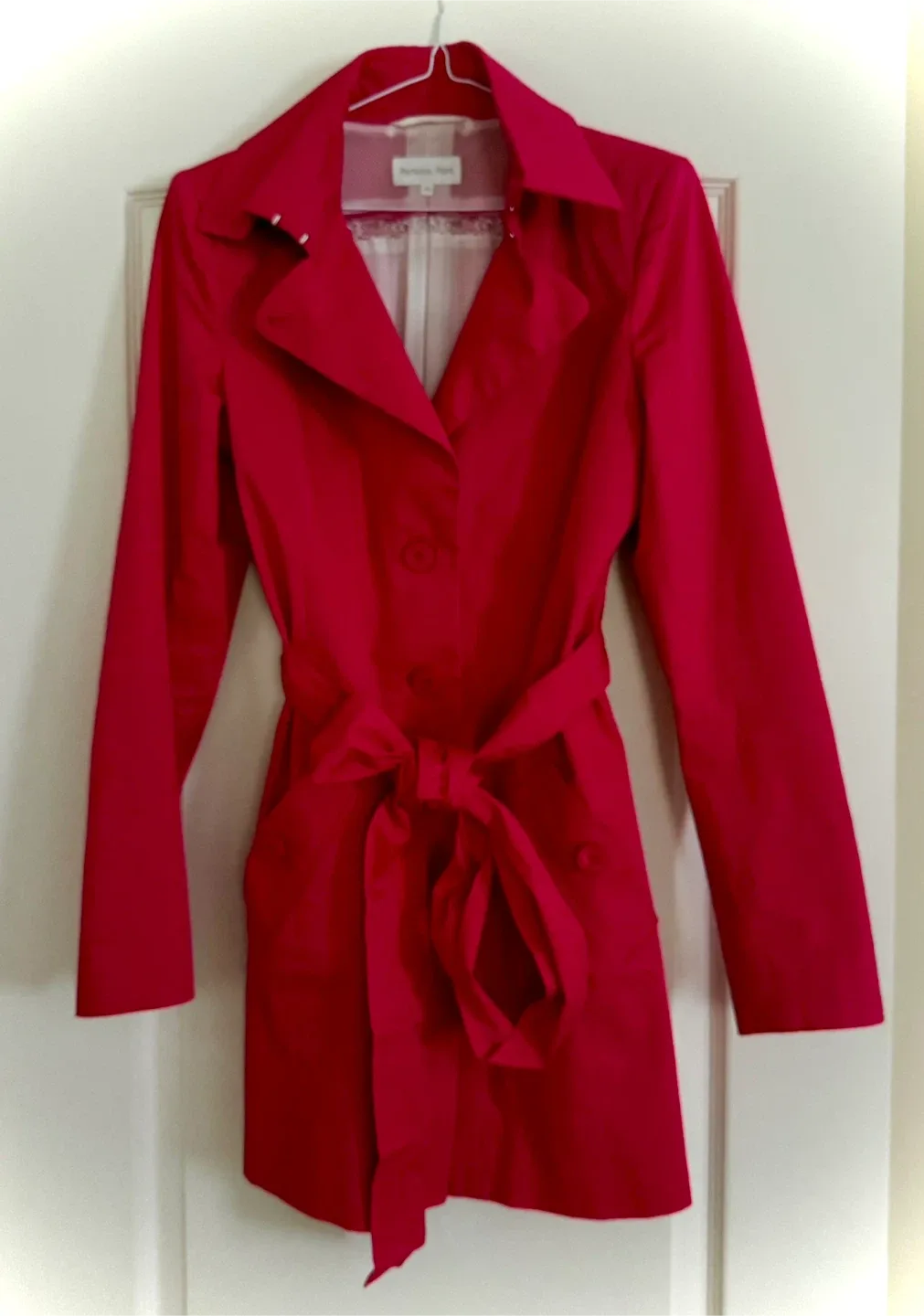 Patrizia Pepe Pink Trench Coat - Size 44 image indicator(3)