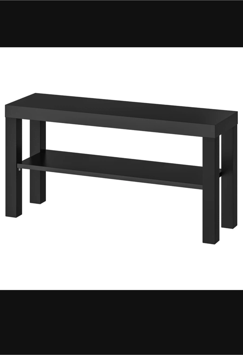 Ikea Lack TV Bench/ Side table - Black