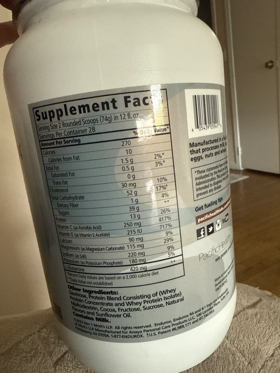 Endurox R4 Chocolate Muscle Recovery - photo 2