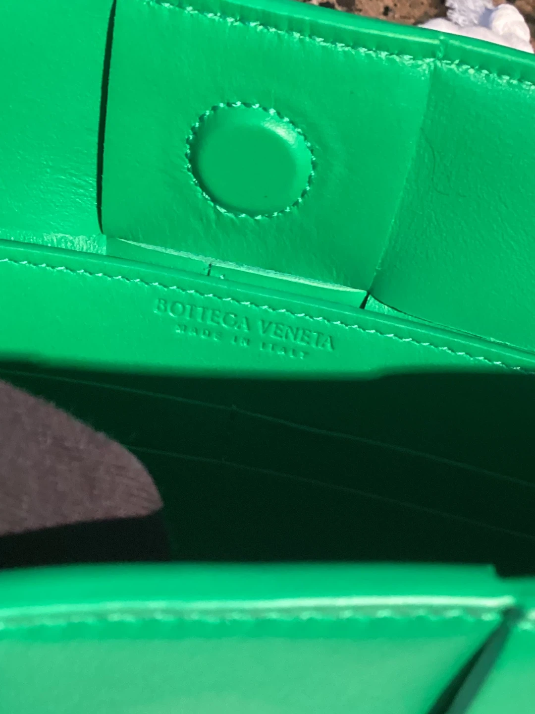 Bottega Veneta Padded Cassette Bag, Green - photo 4